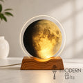 Glass Moon Light Stand