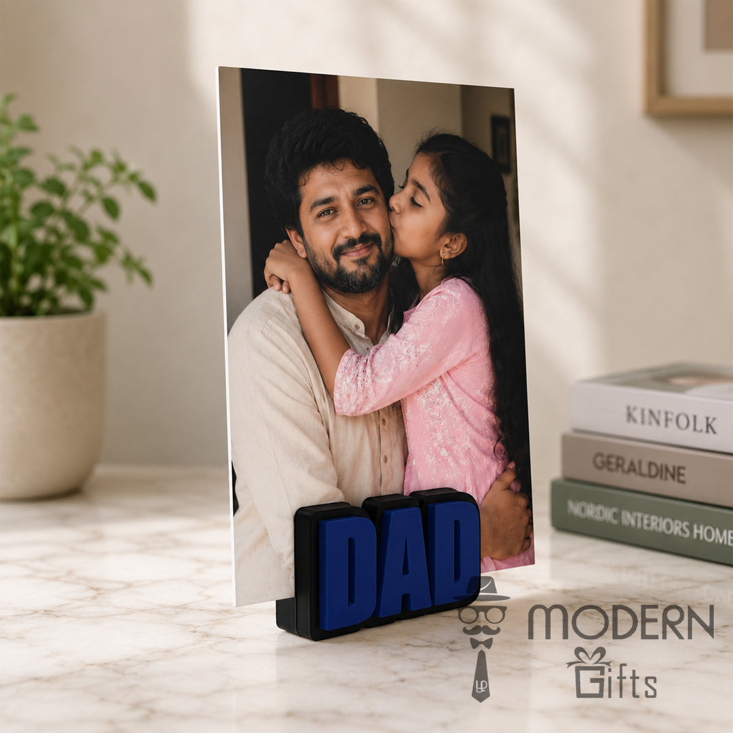 Dad Magnetic Photo Stand