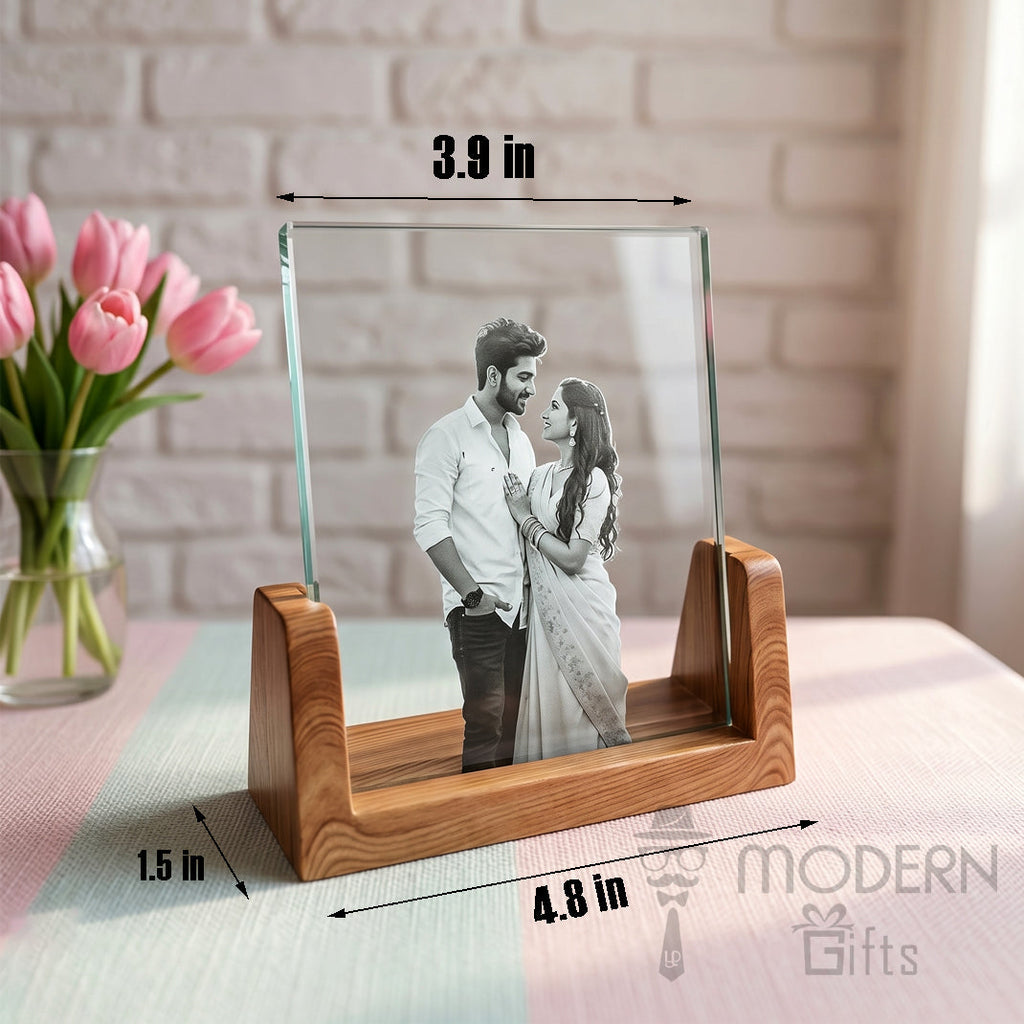 Glass Light Stand